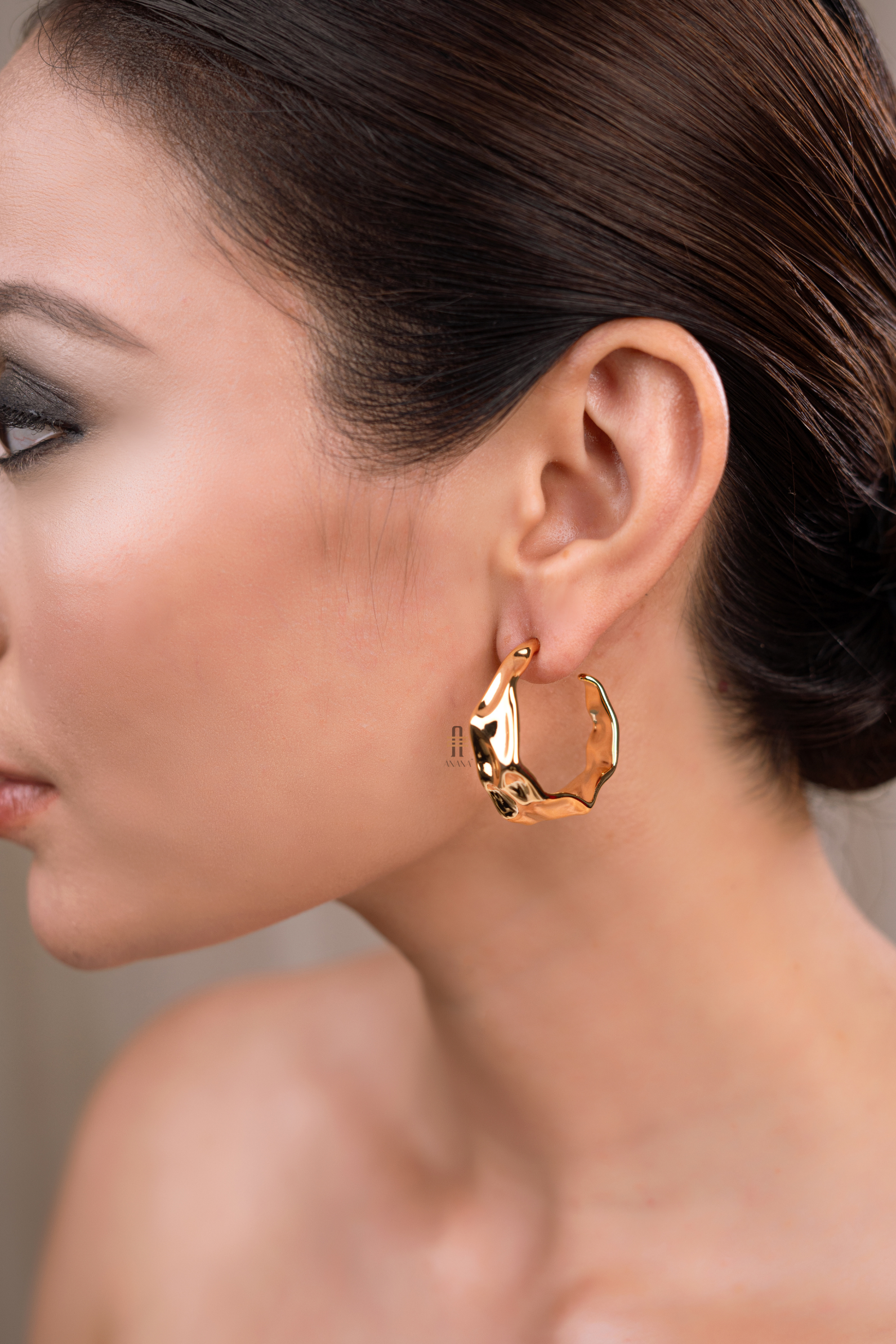 Tanak Hoops Earrings - Anana