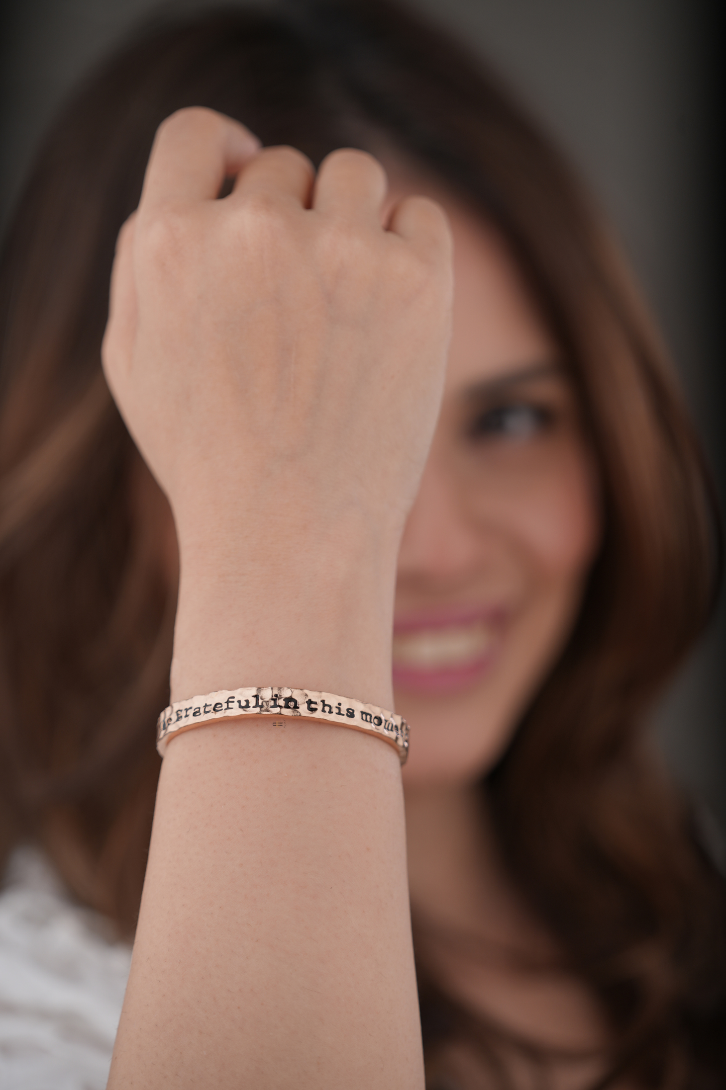 Be Grateful in This Moment Bracelet/Kada