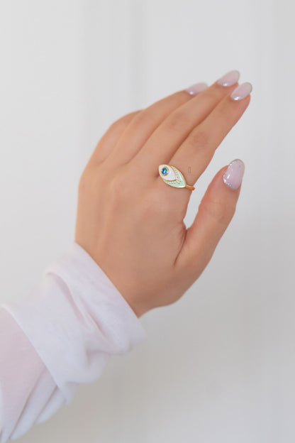 Bliss Evil Eye Ring - Anana