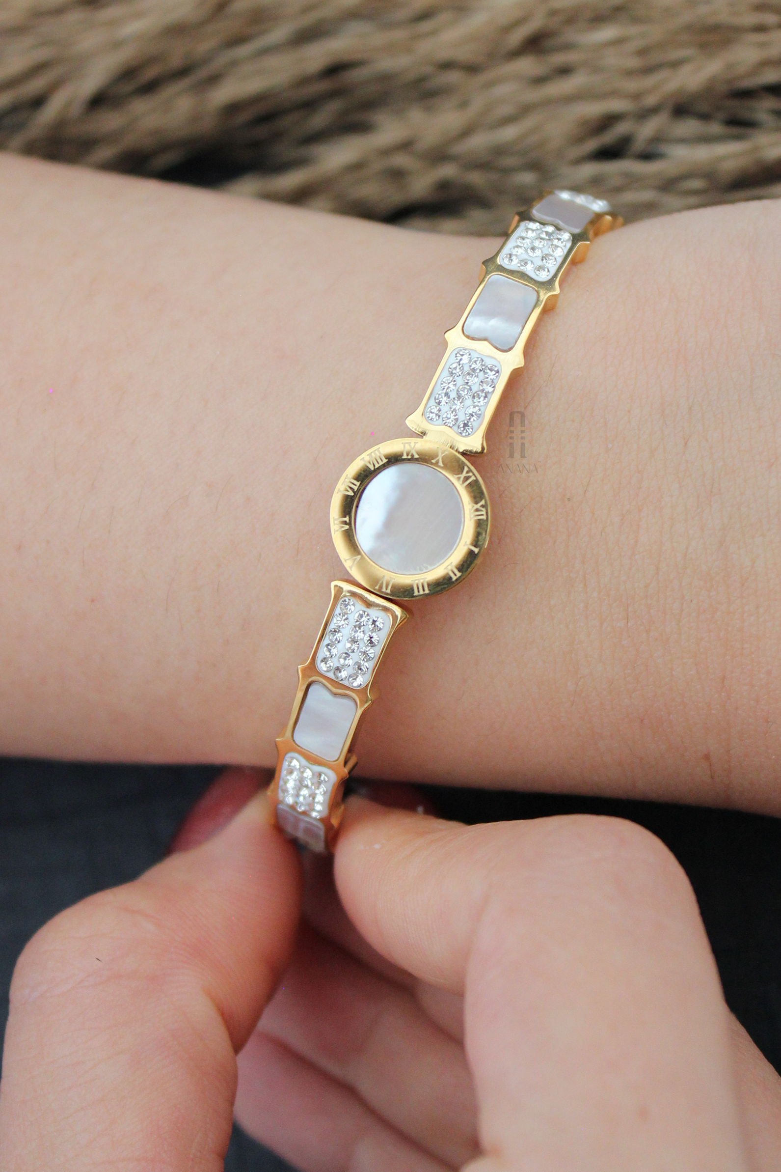 Diamond and clearance opal bracelet